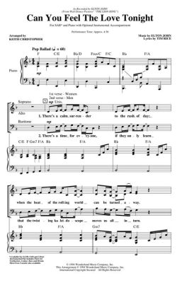 can you feel the love tonight sheet music: How does the iconic love ballad reflect cultural and social values of its time?