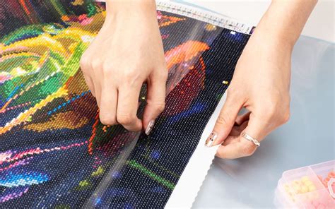 how to get wrinkles out of diamond painting canvas