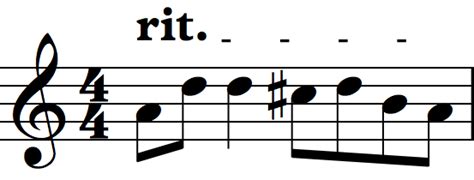 Rit Meanings in Music and its Perceptual Mania